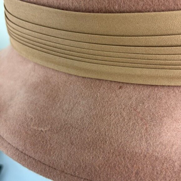 Lancaster 100% Wool Tan Women’s Hat Vintage WPL4384 main image 9